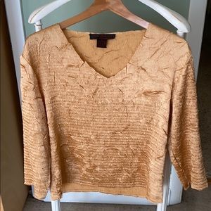 Rouged polyester top - worn once